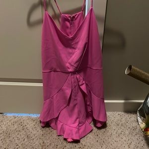 Hot Pink Romper